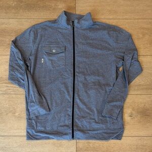 Linksoul Heather Blue Lightweight Jacket- golf